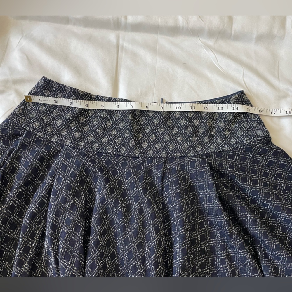 ST.JOHN MINI SKIRT SIZE 4 BLACK/SILVER - Picture 5 of 6